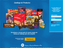 Tablet Screenshot of navidad.chocolates.com.pe
